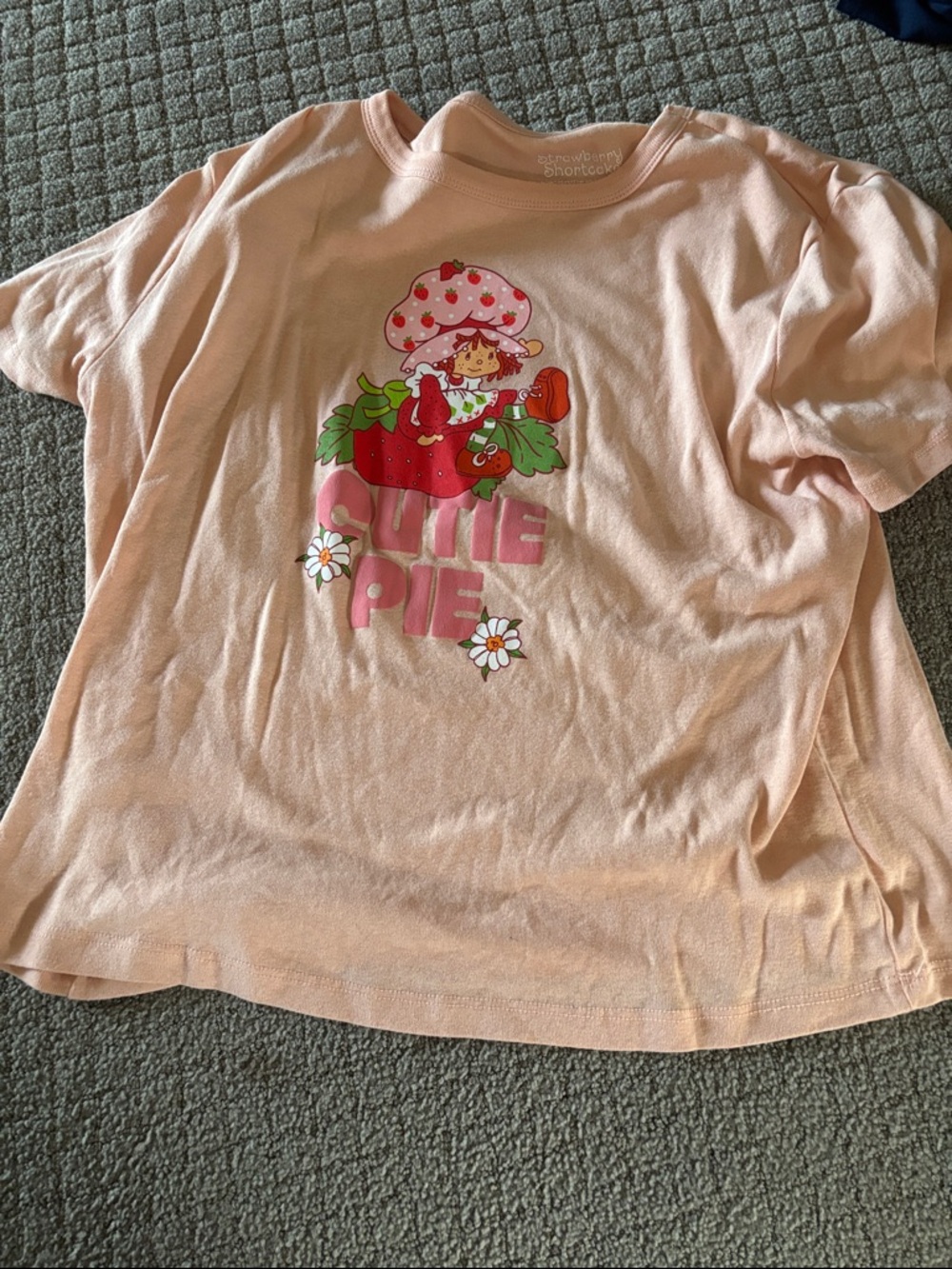 Strawberry Shortcake Pink Graphic Kids Tee